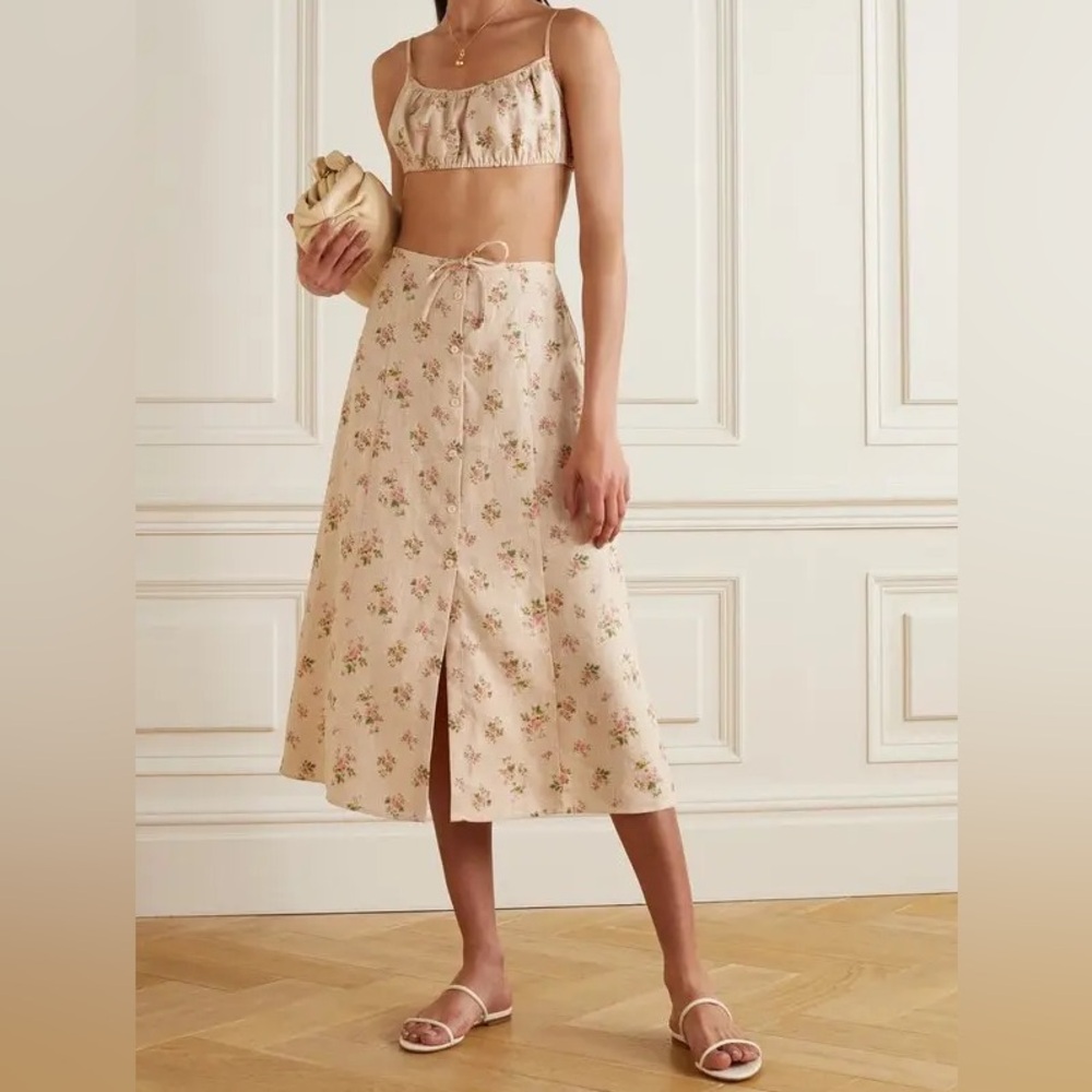 Reformation Kamren Linen Two Piece (Penelope)